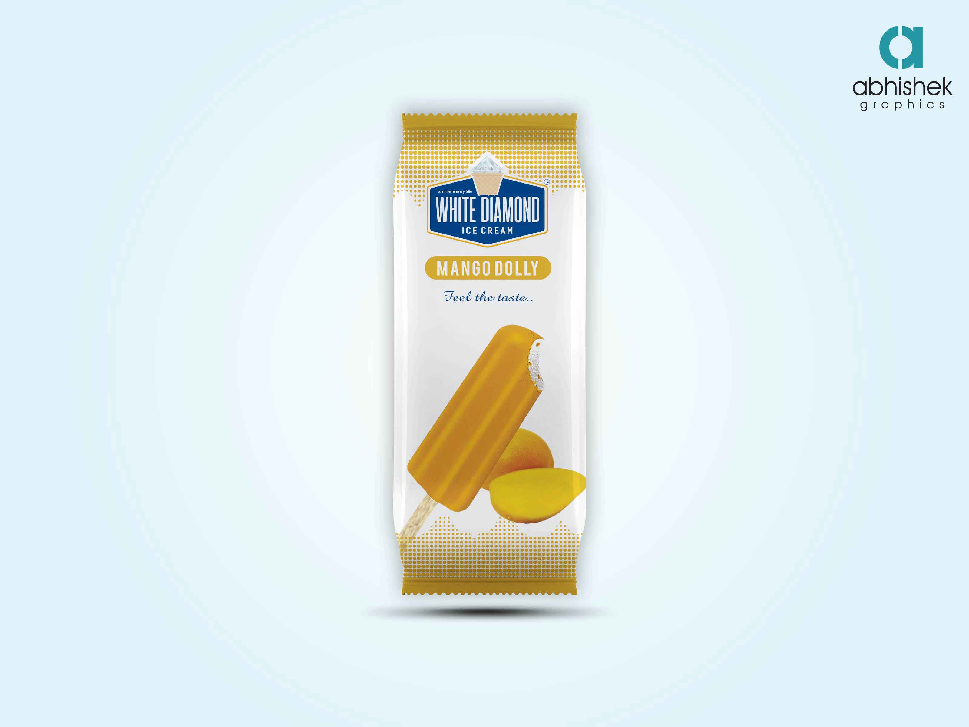 Plastic Kulfi Packaging Pouch