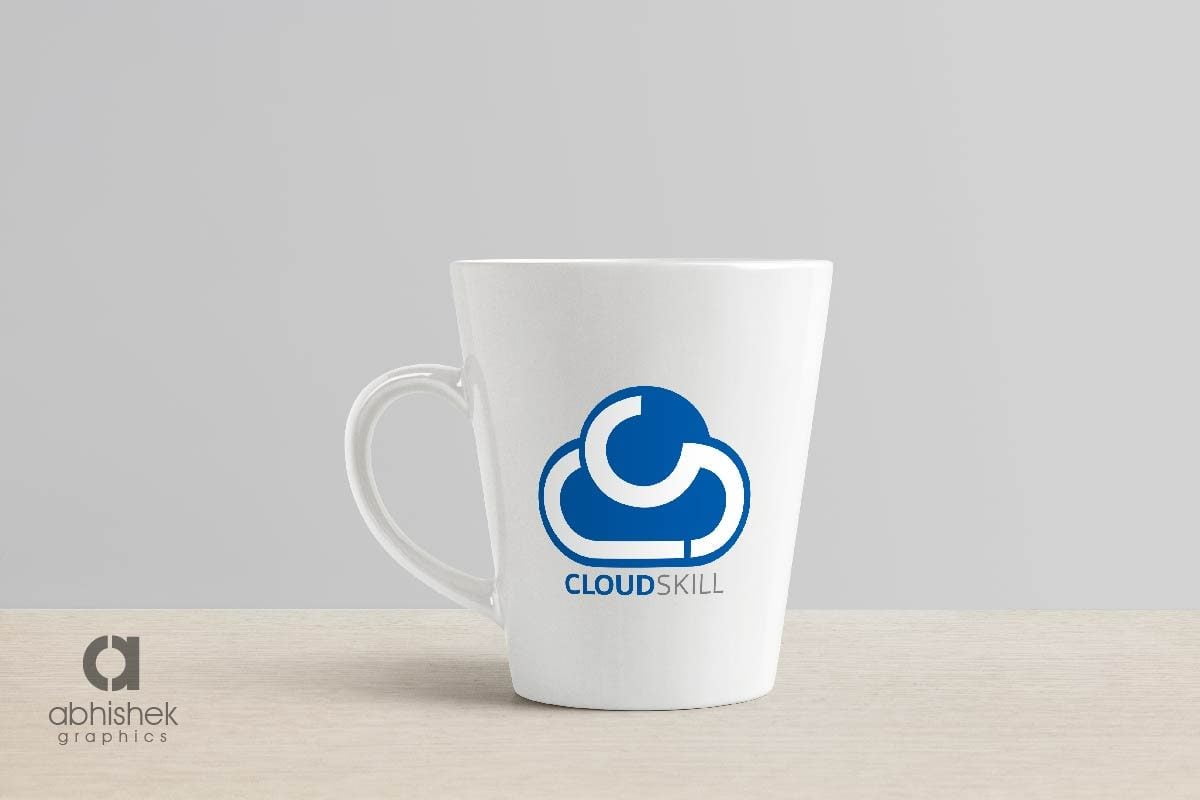 It Company Mug Design | coffee mug design | mug design | stationery design | Cloud Skill | Office Mug Design