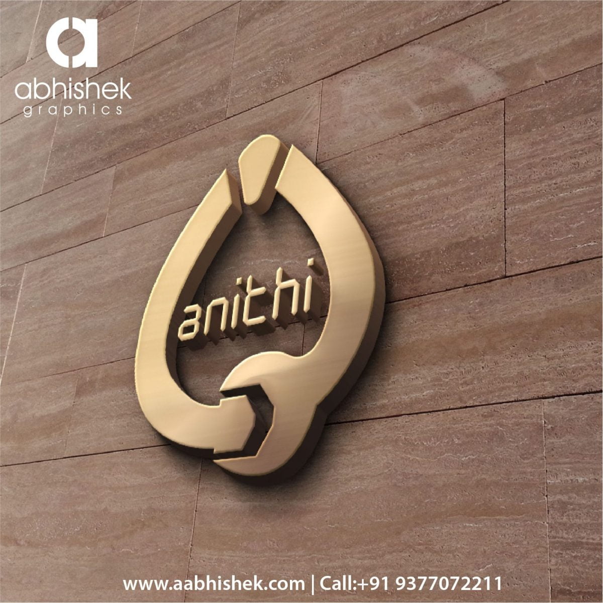 Anithi - Construction Logo Design | Real Estate Logo Design | engineering logo design | Creative Logo Design | Vadodara | India