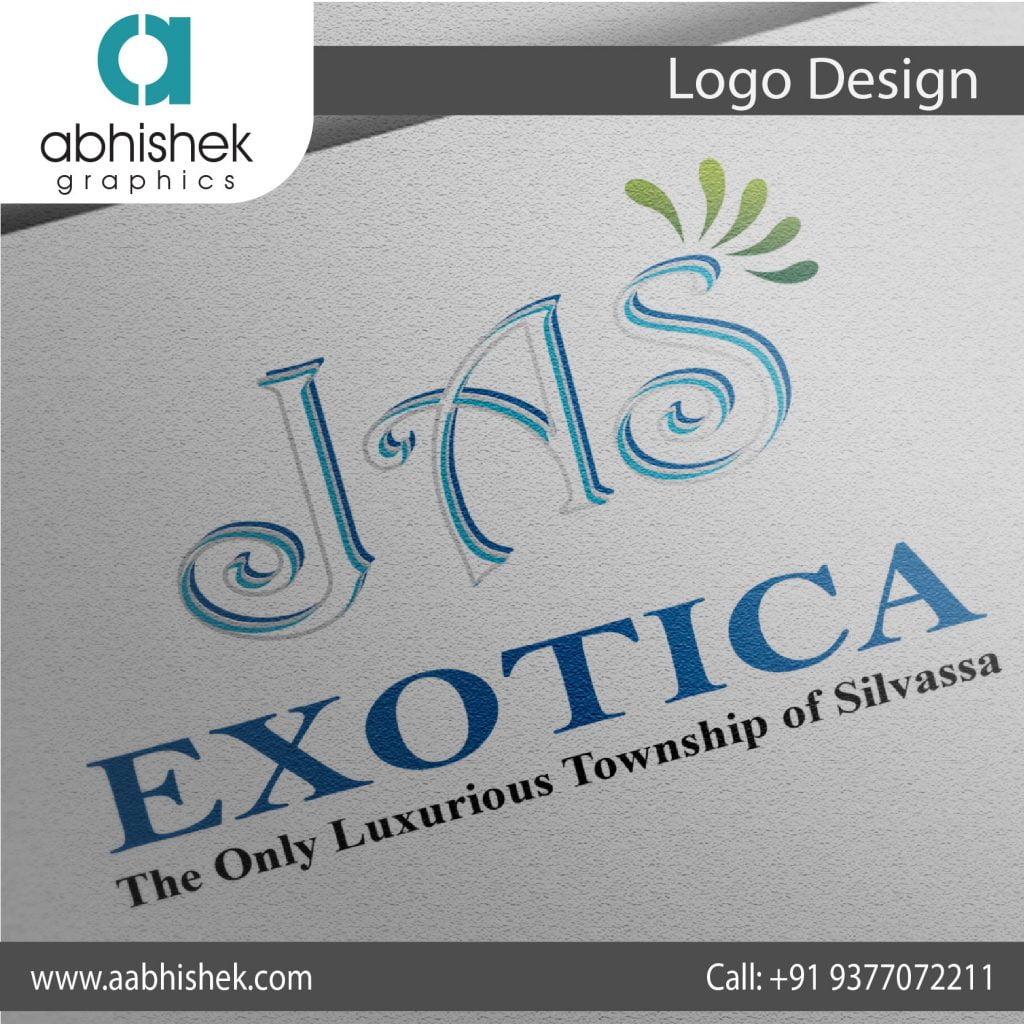 Jas Exotica - Construction and Real estate Logo Design Vapi, India