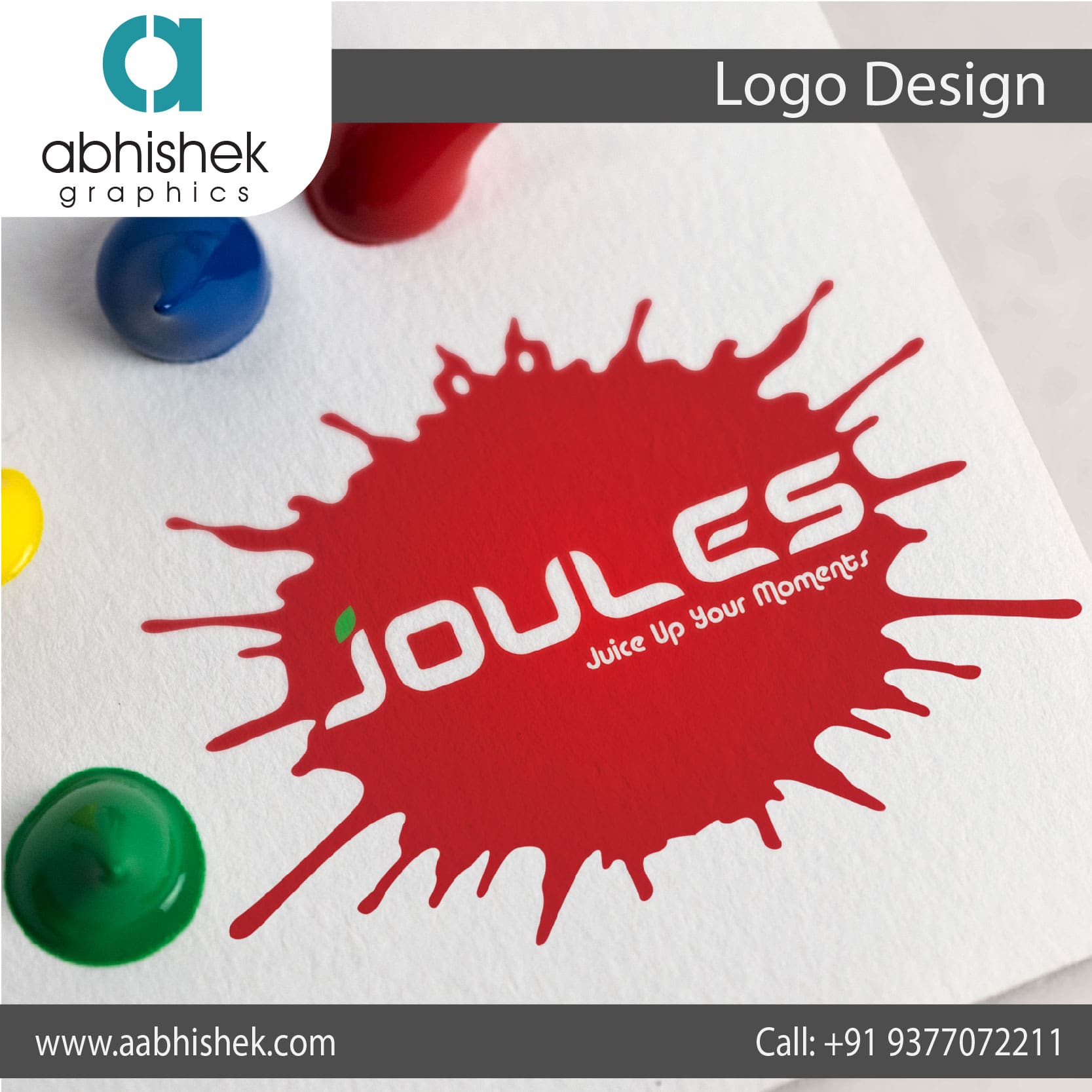 Joules - Juice Parlour Logo Design | Parlour Logo | Drinks Logo | Vadodara India