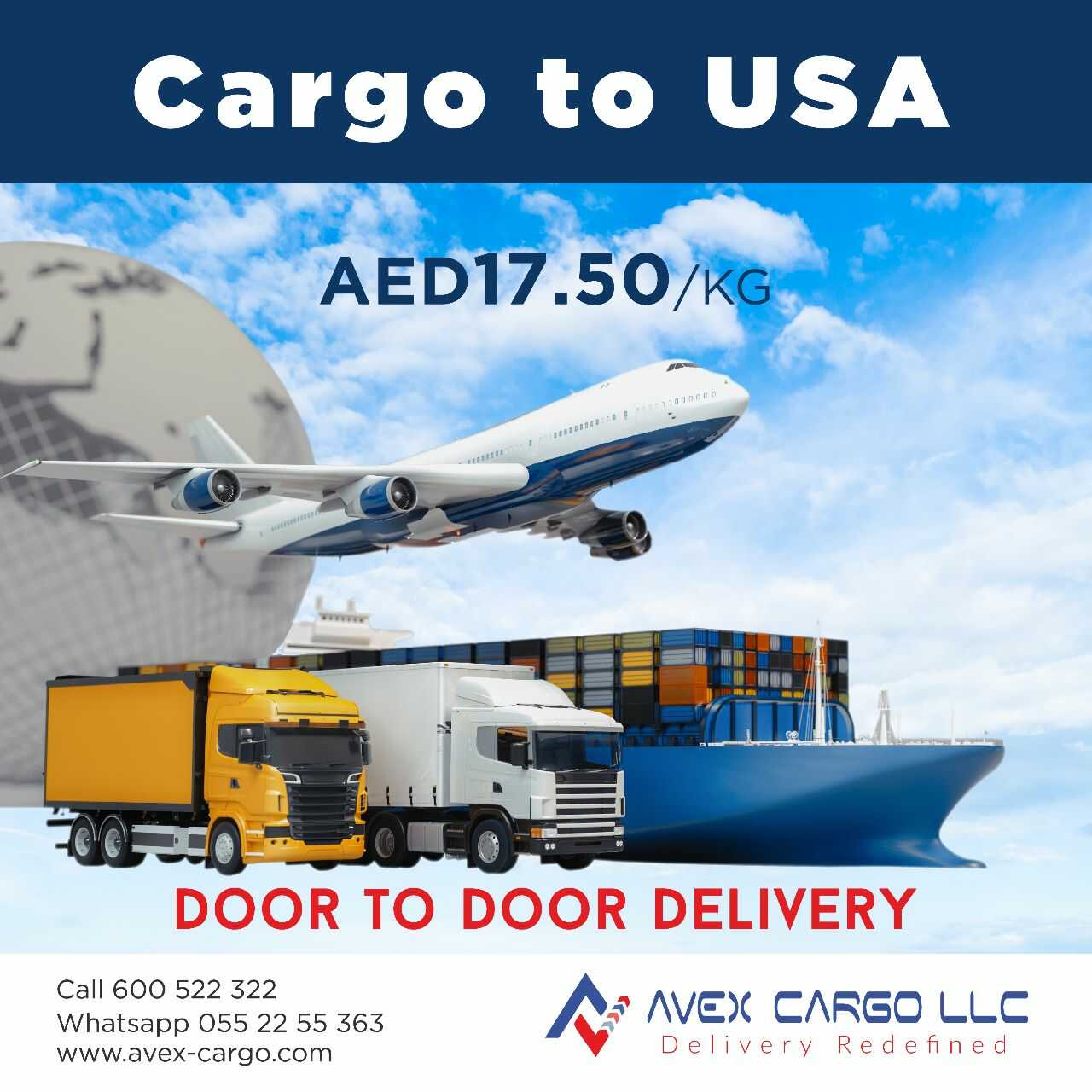 Door to Door Delivery Cargo to USA