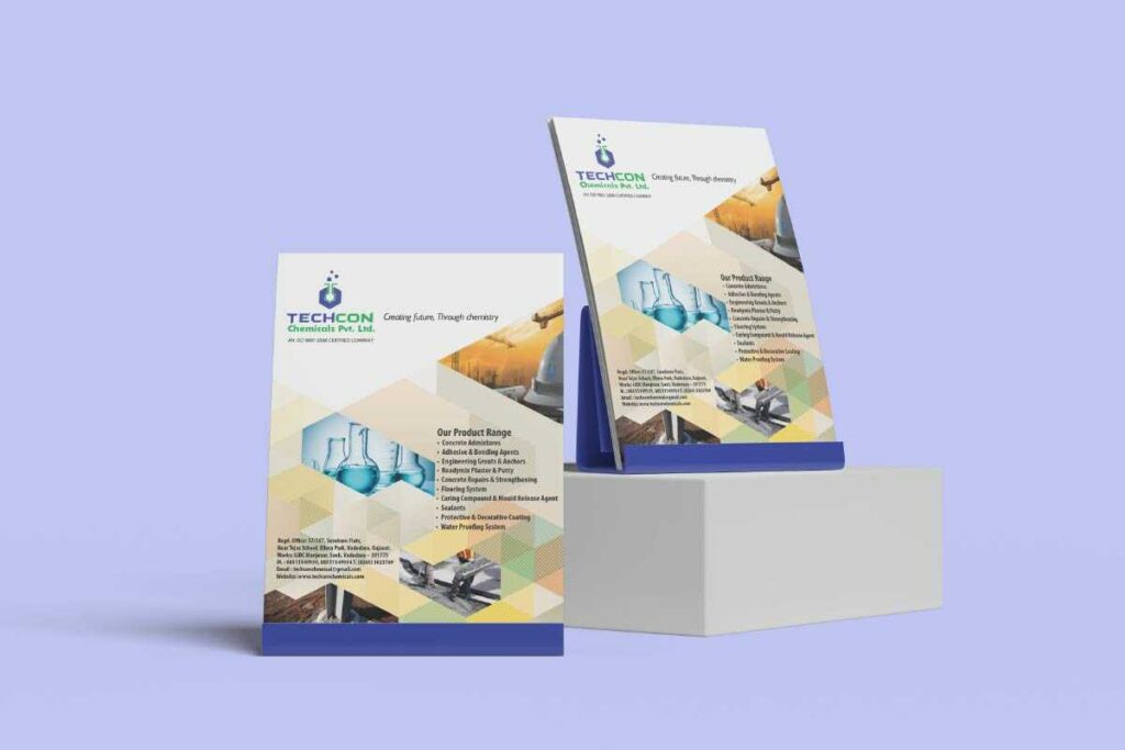 Corporate Flyer design, Chemical company flyer design, Flyer Design Company