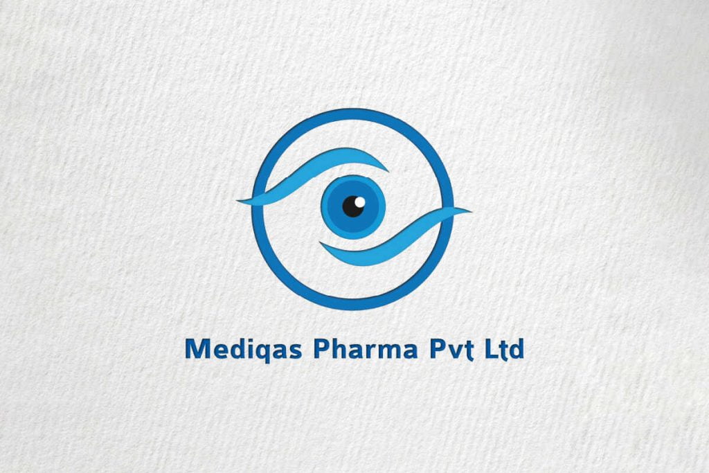 pharma company logo design