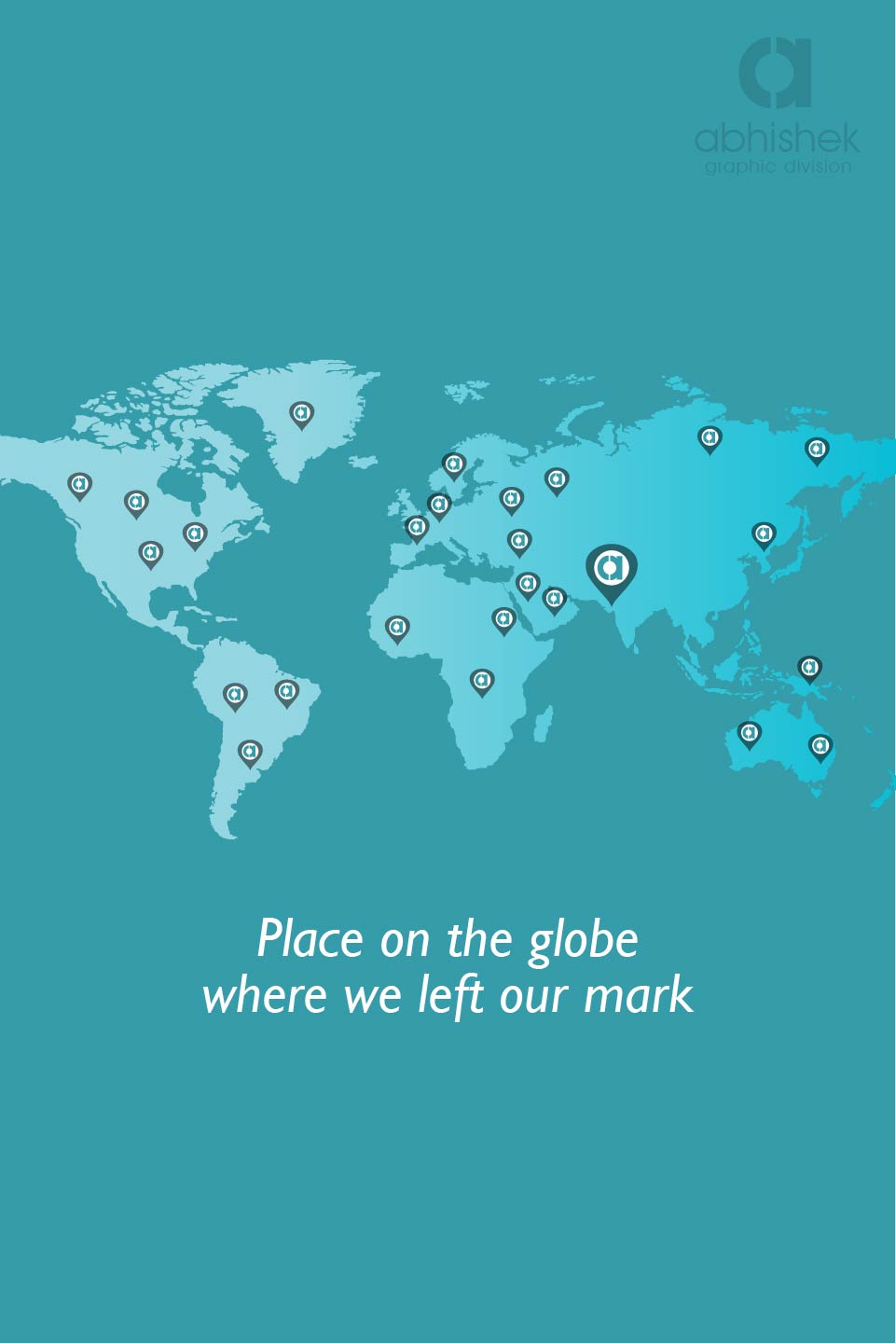 global presence of a creative graphic design agency