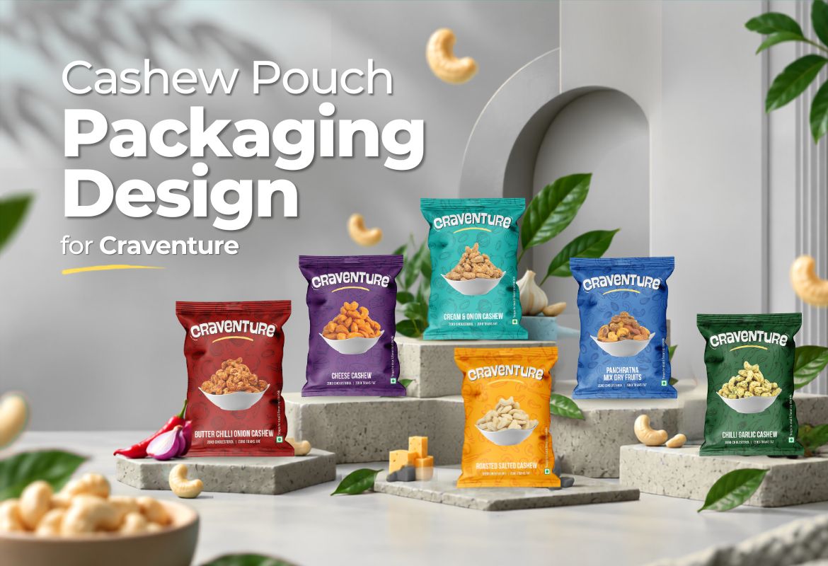 Cashew Pouch Packaging Design for Craventure